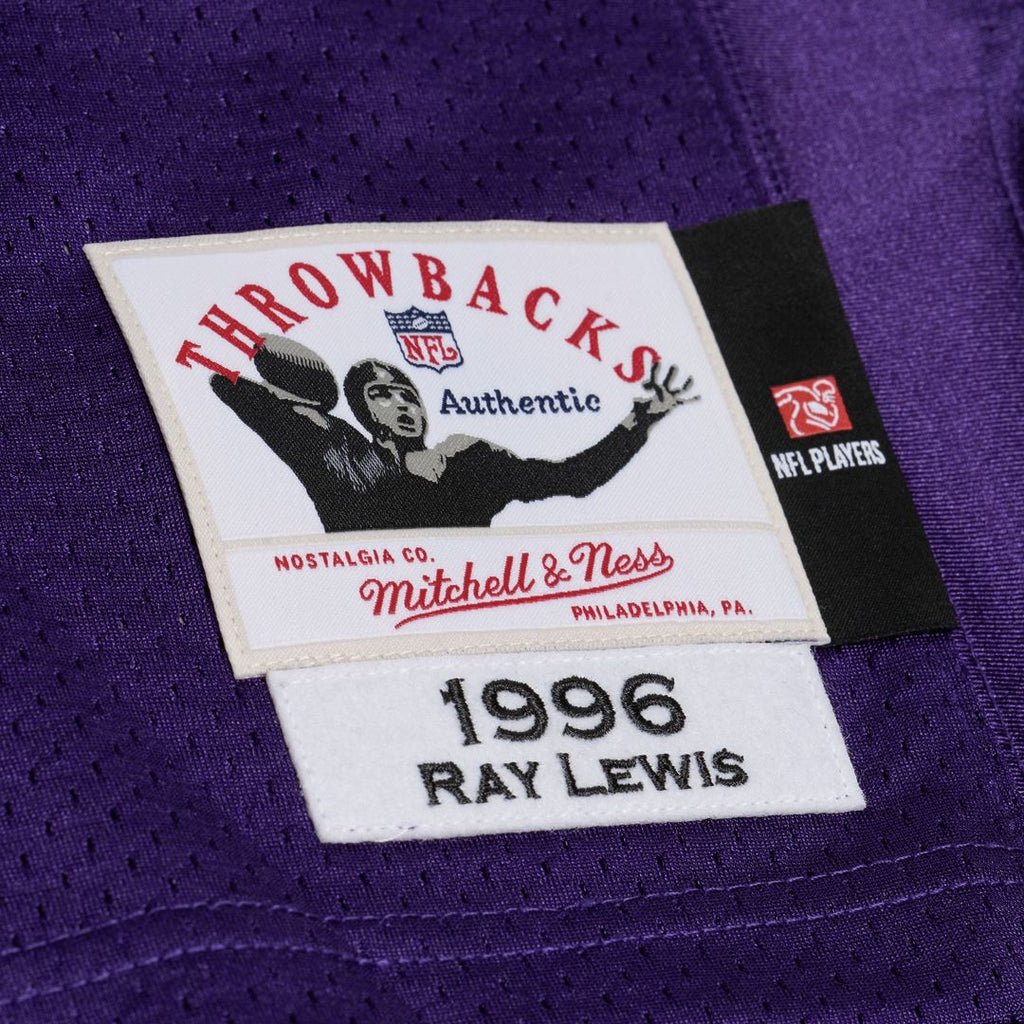 Ray Lewis Baltimore Ravens Purple 1996 Authentic Throwback Jersey