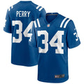 Joe Perry Indianapolis Colts Royal Game Retired Player Jersey