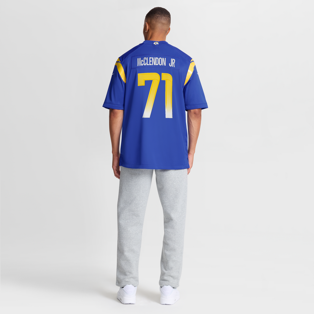 Warren McClendon Jr. Los Angeles Rams Royal Team Game Jersey