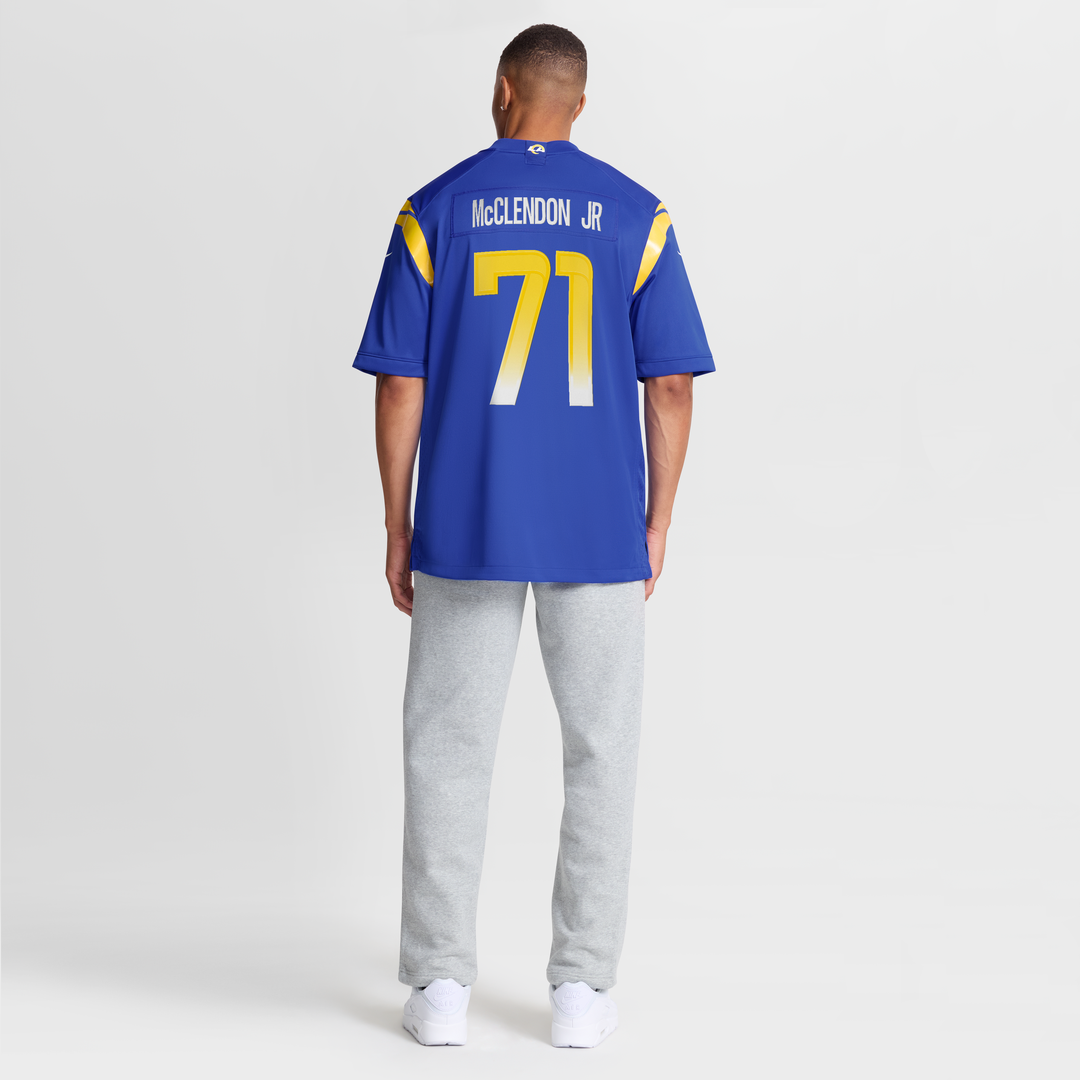 Warren McClendon Jr. Los Angeles Rams Royal Team Game Jersey
