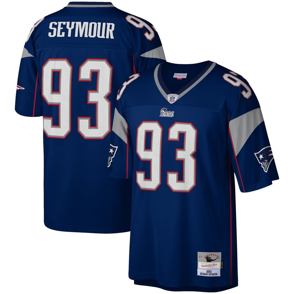 Richard Seymour New England Patriots Navy Legacy Replica Jersey