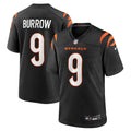 Joe Burrow Cincinnati Bengals Black Player Game Jersey