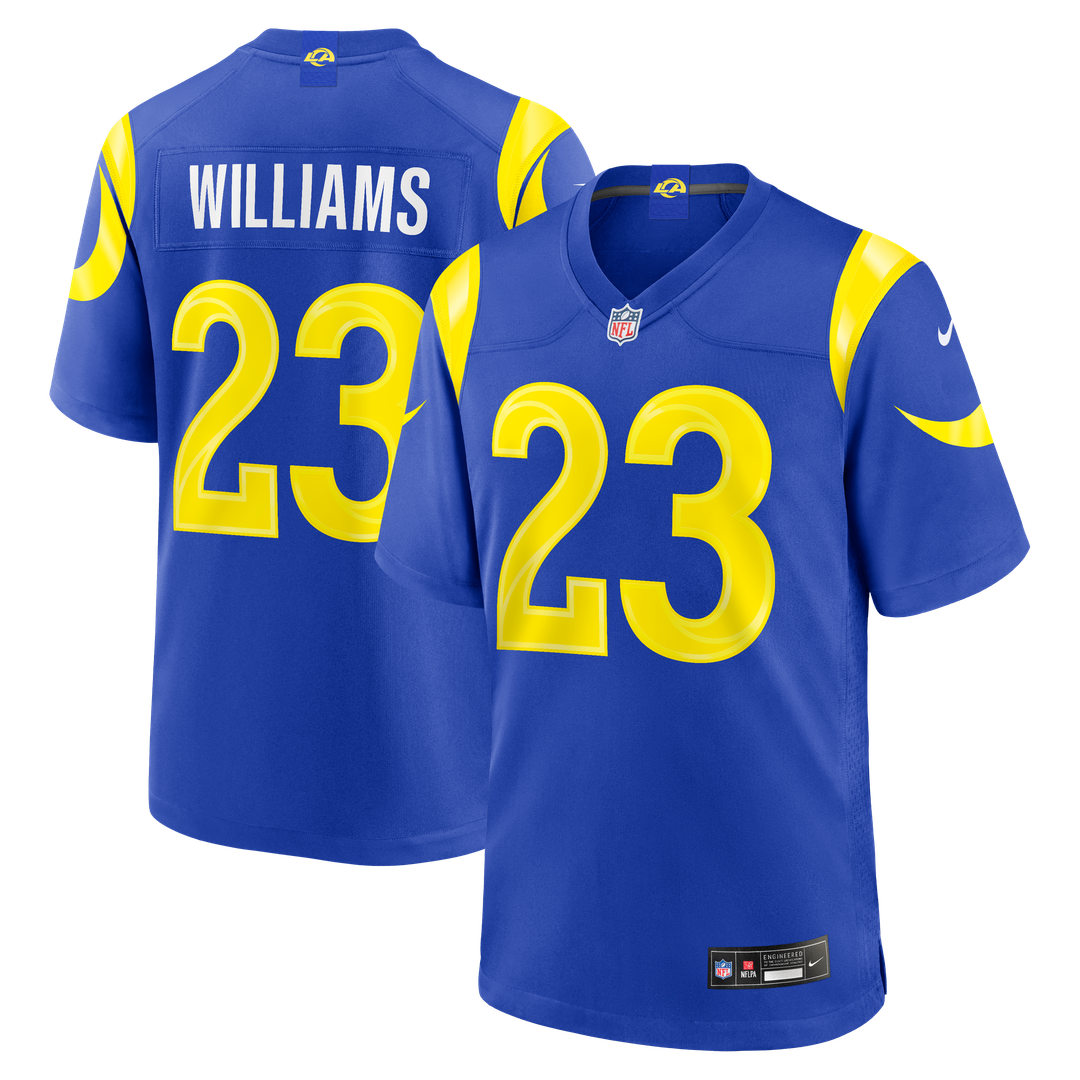Kyren Williams Los Angeles Rams Royal Team Game Player Jersey