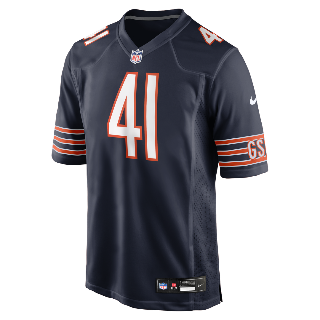Brian Piccolo Chicago Bears Navy Game Retired Player Jersey