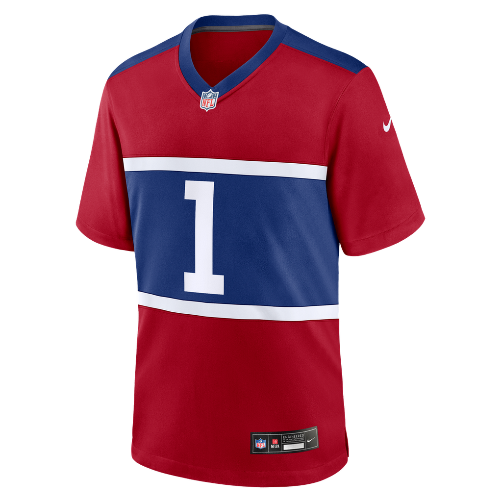Malik Nabers New York Giants Century Red Alternate Game Jersey