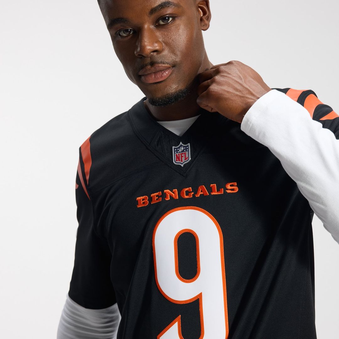 Joe Burrow Cincinnati Bengals Black Team Vapor F.U.S.E. Stitched Limited Jersey