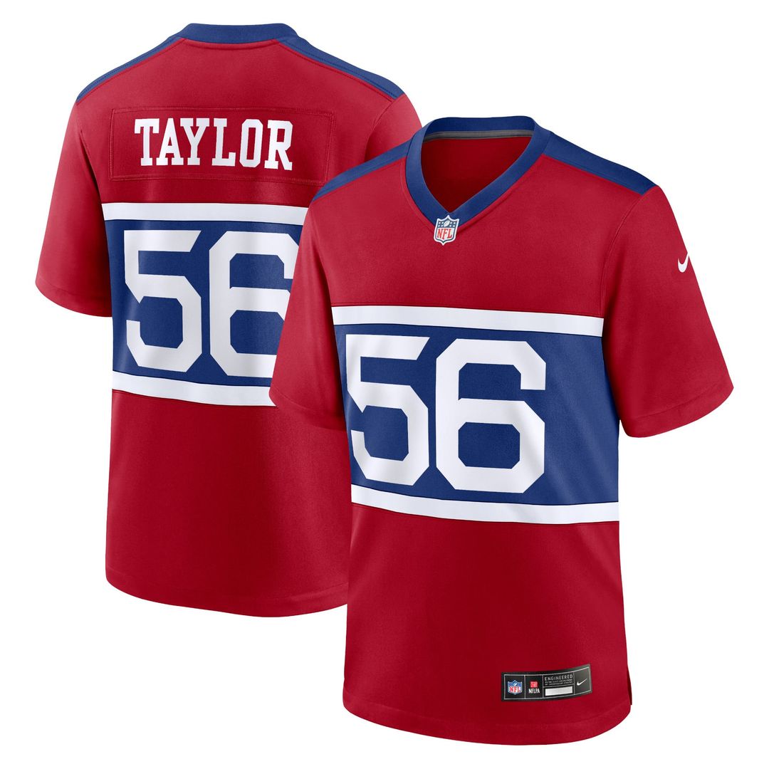Lawrence Taylor New York Giants Century Red Alternate Retired Player Game Jersey