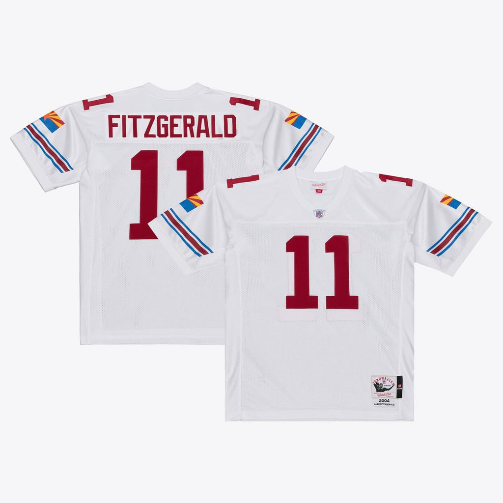 Larry Fitzgerald Arizona Cardinals White Big & Tall 2004 Legacy Retired Player Jersey