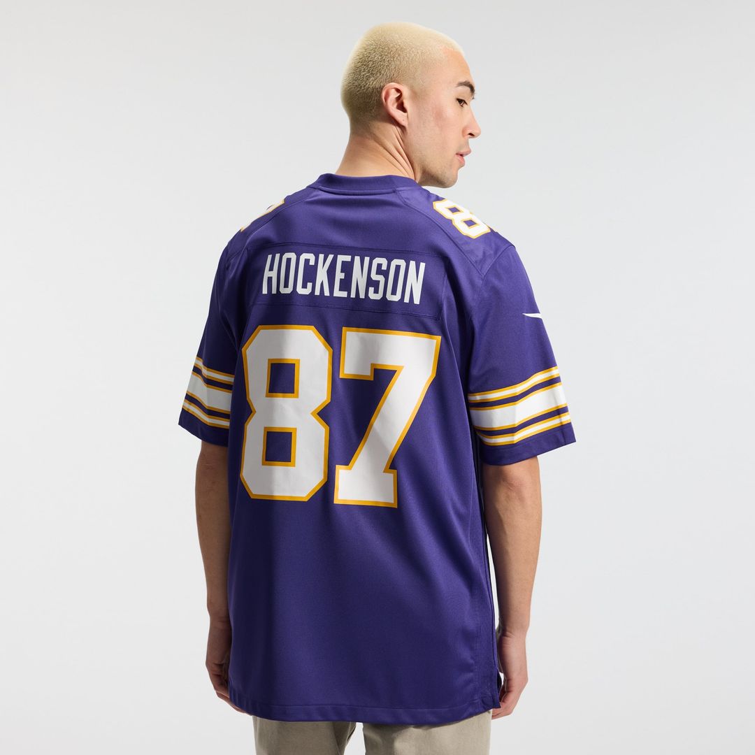 T.J. Hockenson Minnesota Vikings Purple Classic Player Game Jersey