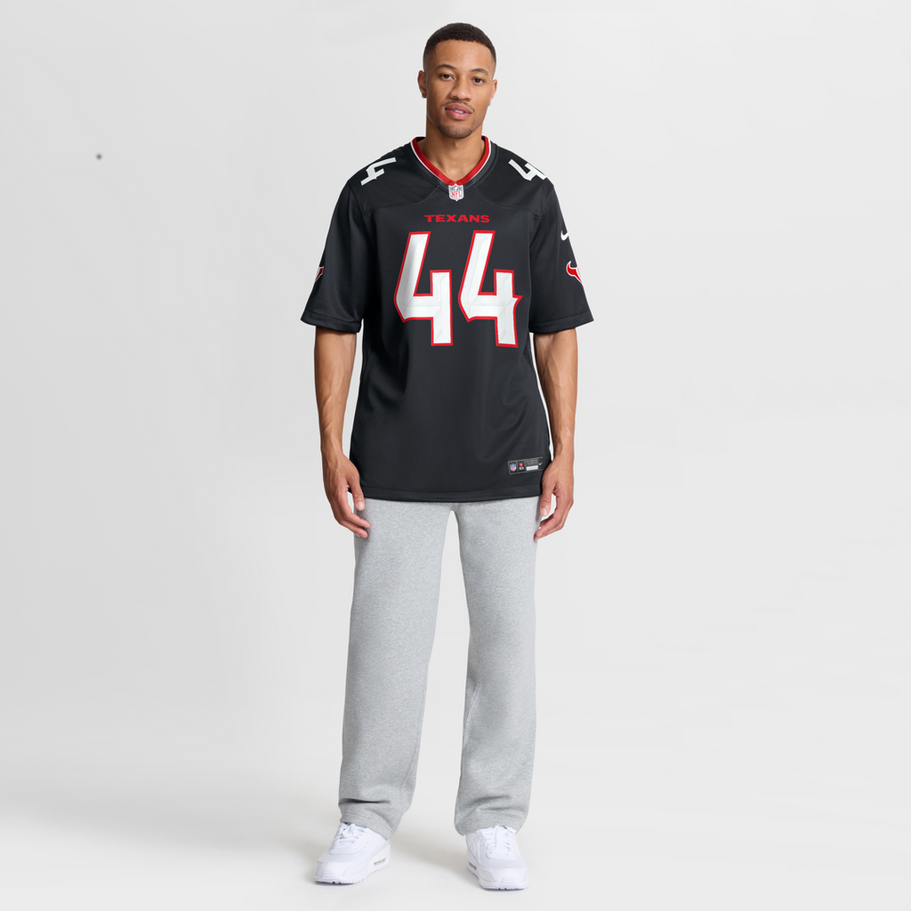 British Brooks Houston Texans Navy Team Game Jersey