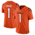 Ja'Marr Chase Cincinnati Bengals Orange Alternate Vapor F.U.S.E. Stitched Limited Jersey