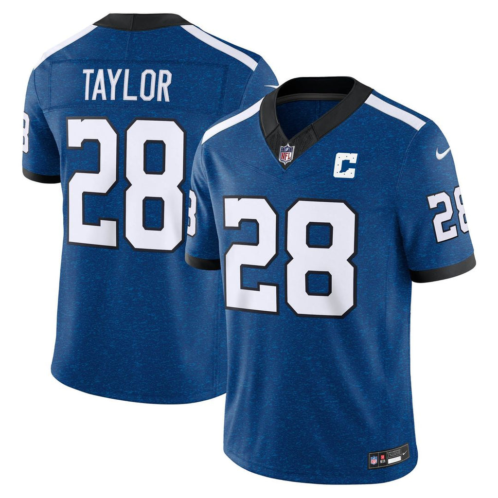 Jonathan Taylor Indianapolis Colts Royal Alternate Indiana Nights Vapor F.U.S.E. Stitched Limited Jersey