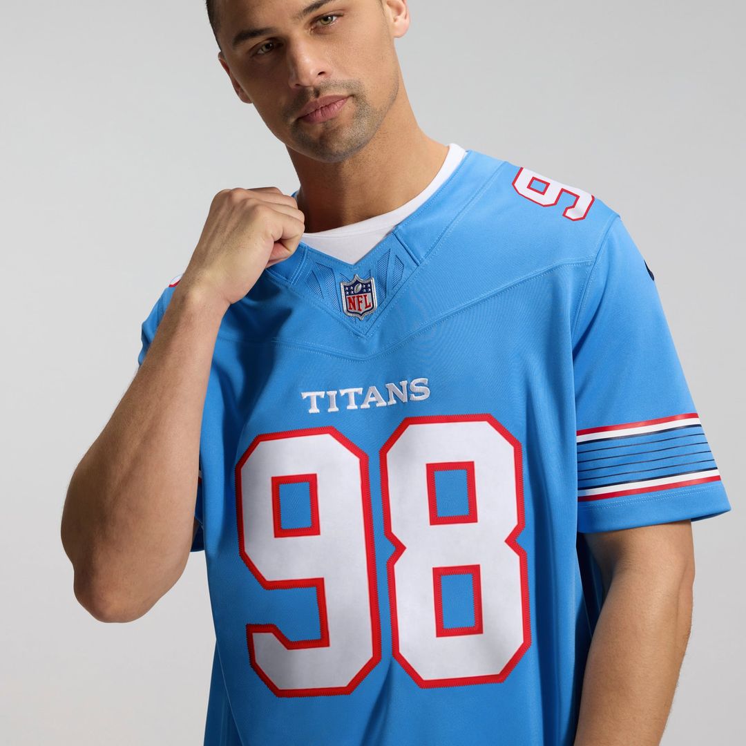 Jeffery Simmons Tennessee Titans White Vapor F.U.S.E. Stitched Limited Jersey