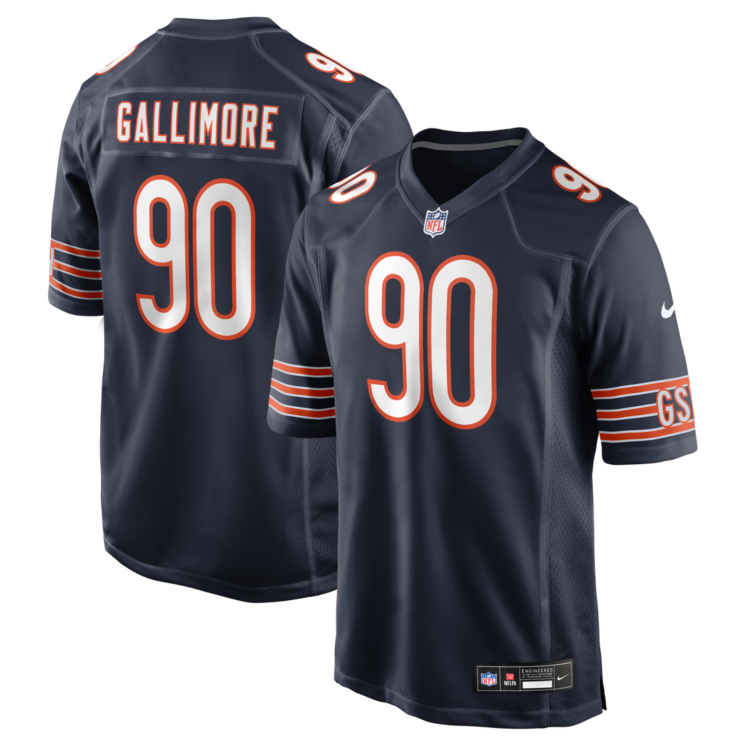 Neville Gallimore Chicago Bears Navy Team Game Jersey