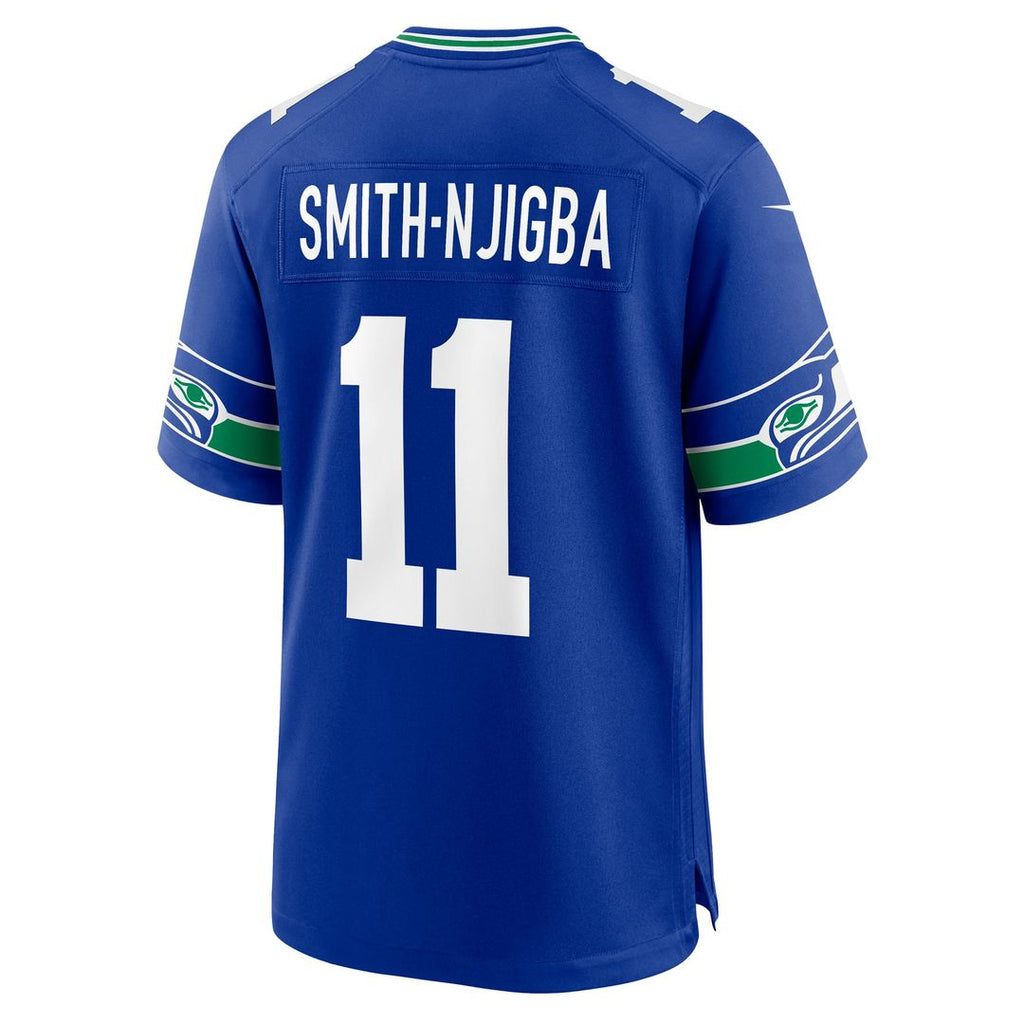 Jaxon Smith-Njigba Seattle Seahawks College Navy Game Jersey