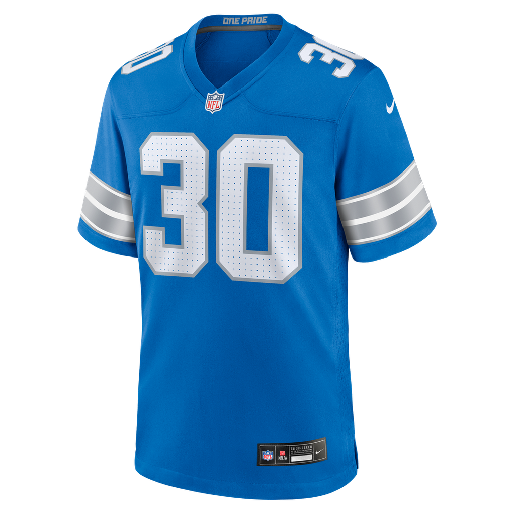Khalil Dorsey Detroit Lions Blue Team Game Jersey