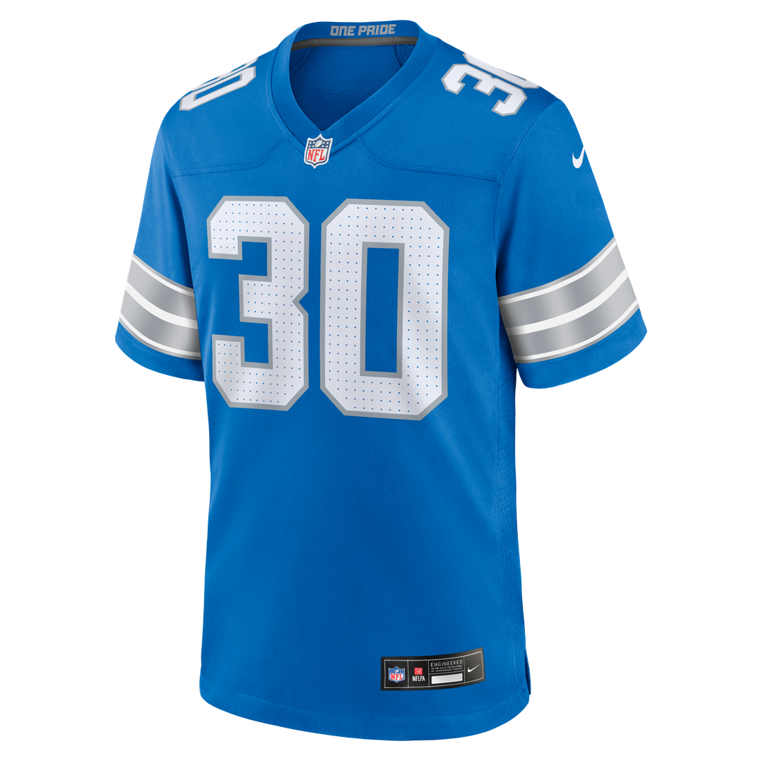 Khalil Dorsey Detroit Lions Blue Team Game Jersey