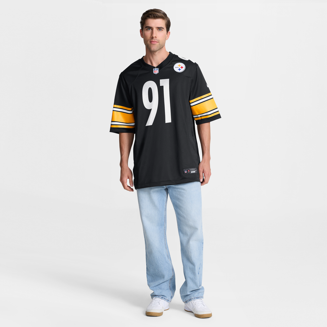 Logan Lee Pittsburgh Steelers Black Game Jersey