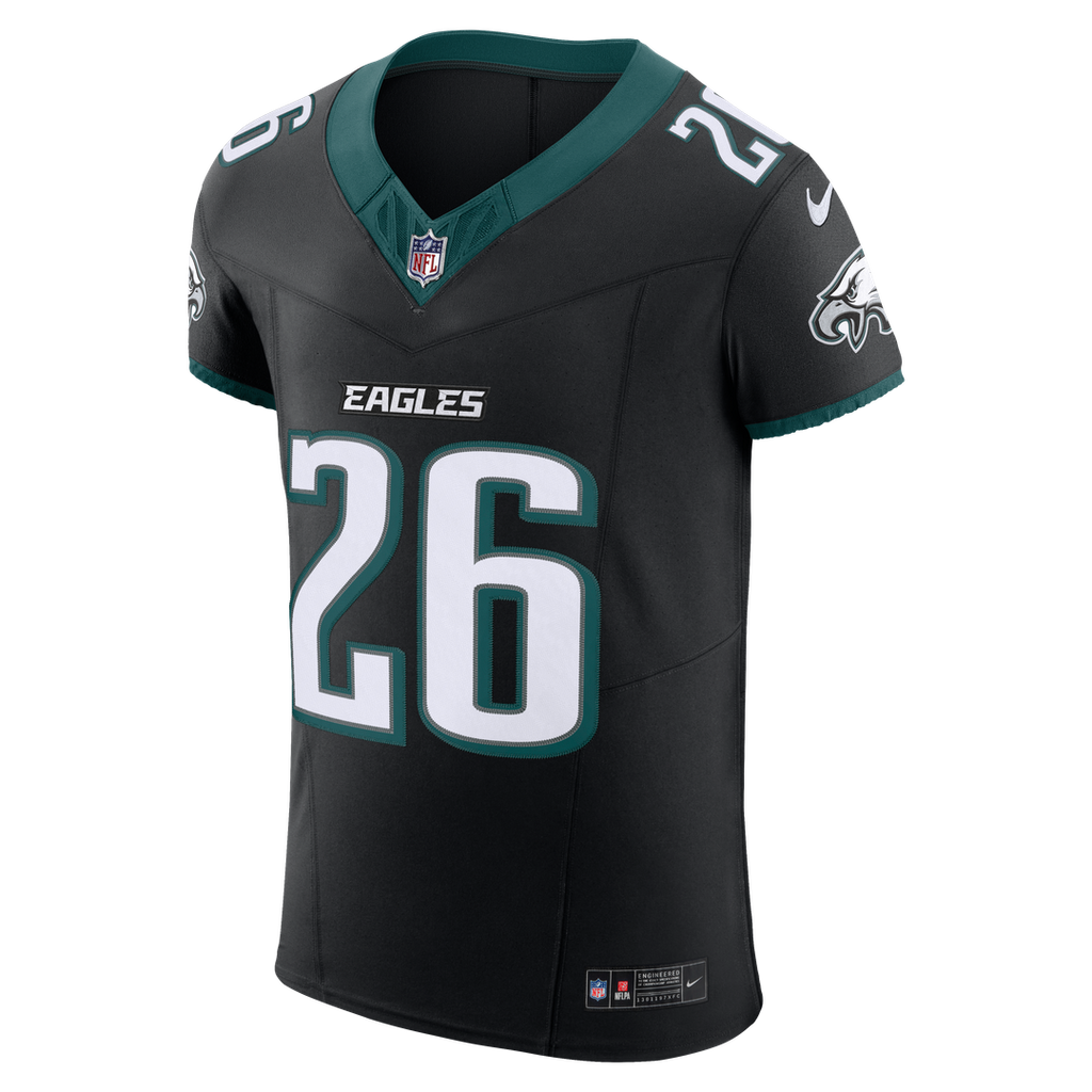 Saquon Barkley Philadelphia Eagles Black Alternate Vapor F.U.S.E. Elite Jersey