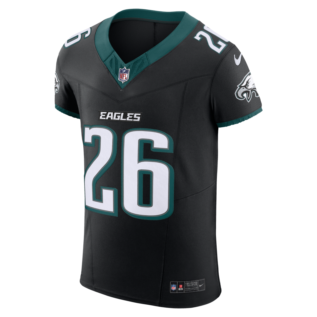 Saquon Barkley Philadelphia Eagles Black Alternate Vapor F.U.S.E. Elite Jersey