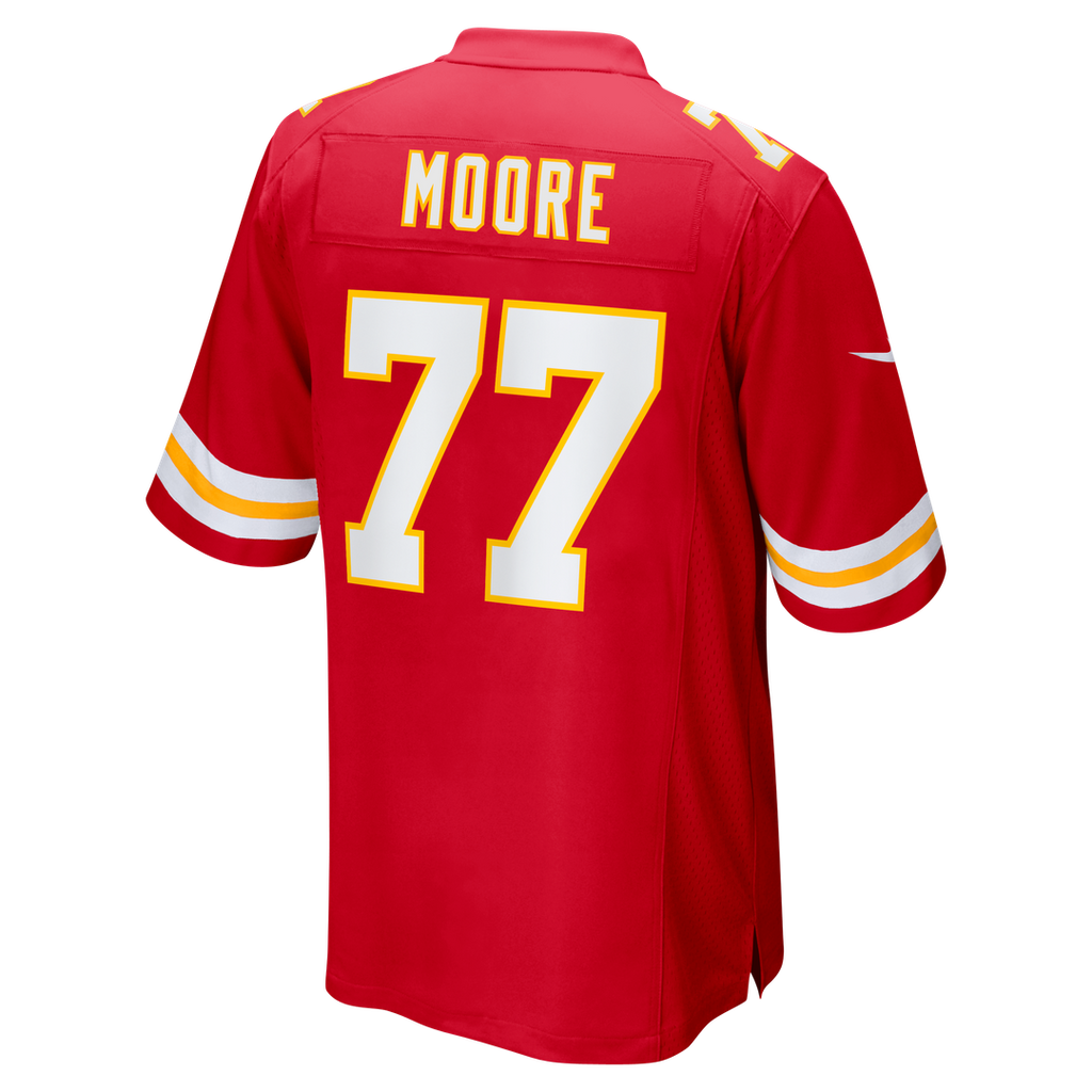 Jaylon Moore Kansas City Chiefs Red Team Game Jersey