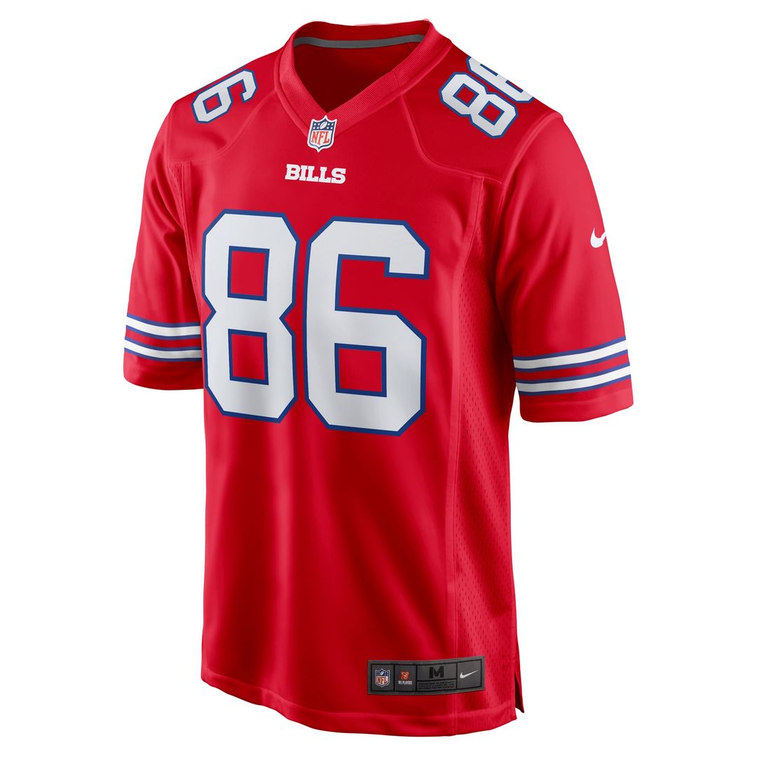 Dalton Kincaid Buffalo Bills Red Alternate Game Jersey
