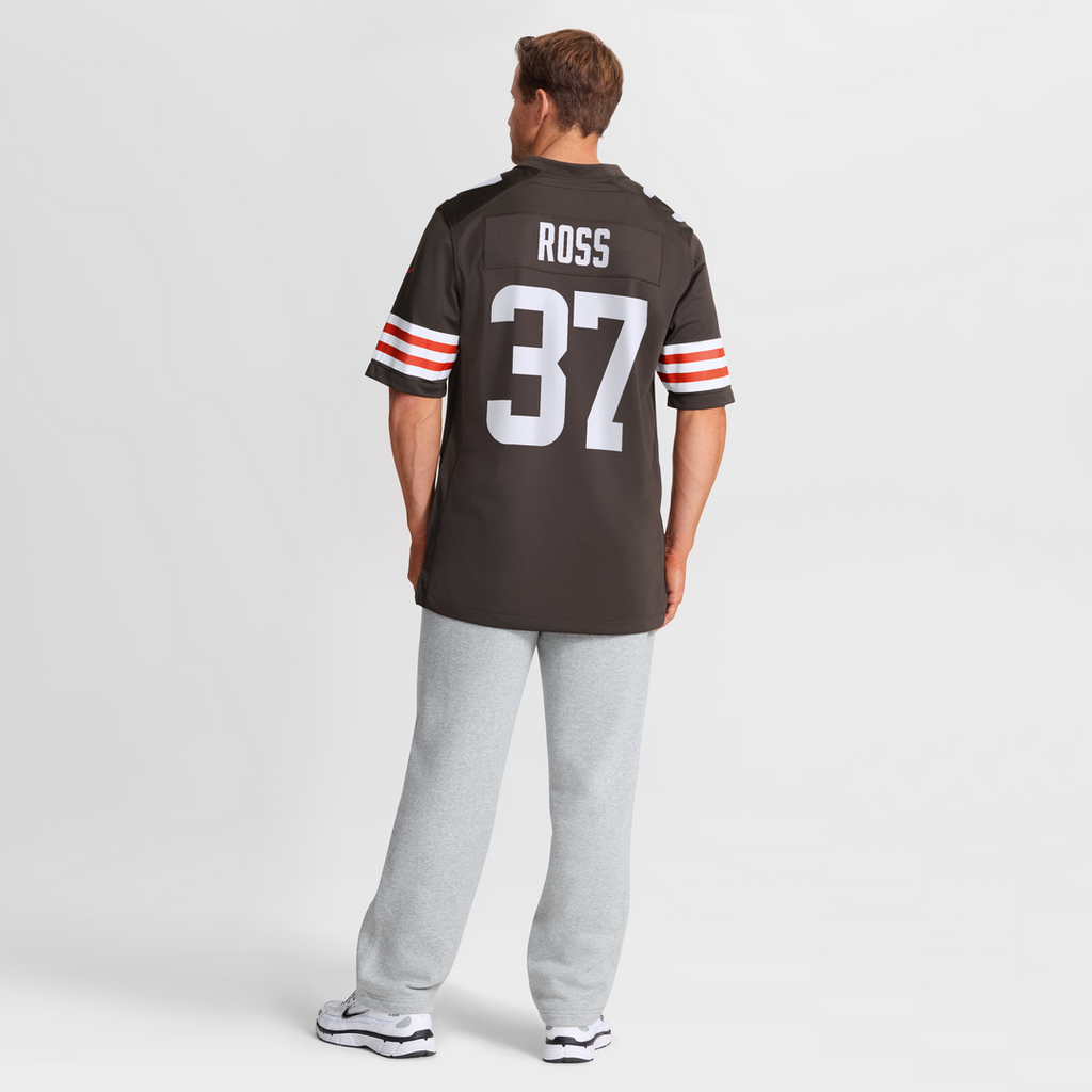D'Angelo Ross Cleveland Browns Brown Team Game Jersey