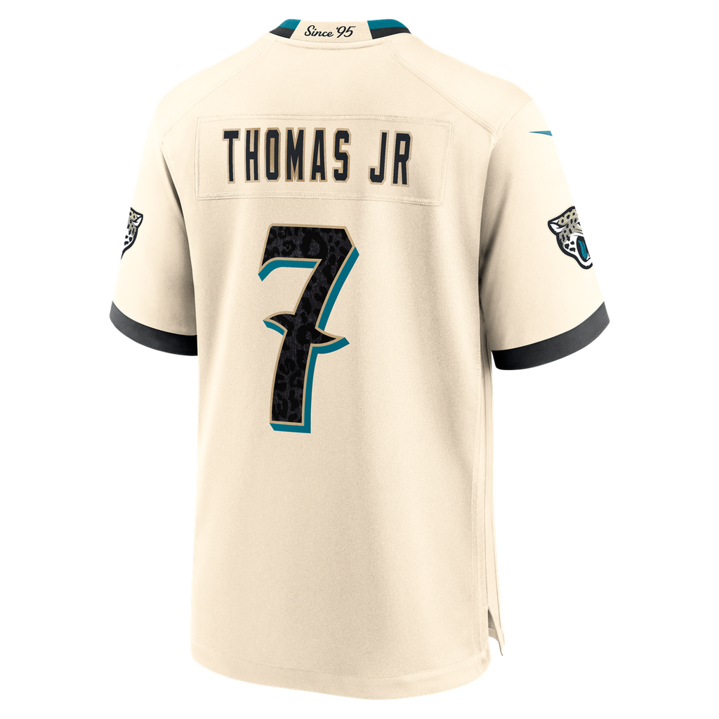 Brian Thomas Jr. Jacksonville Jaguars Natural 2026 Rivalries Collection Game Jersey