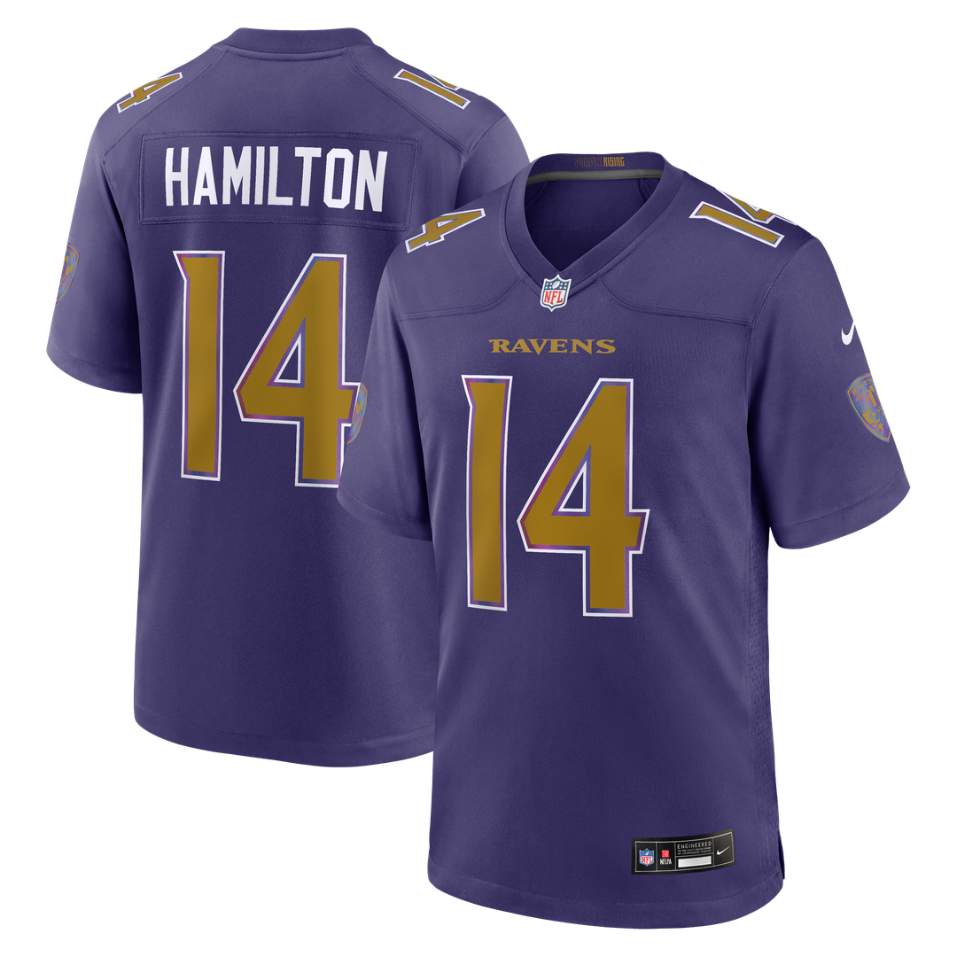Kyle Hamilton Baltimore Ravens Purple Alternate Game Jersey