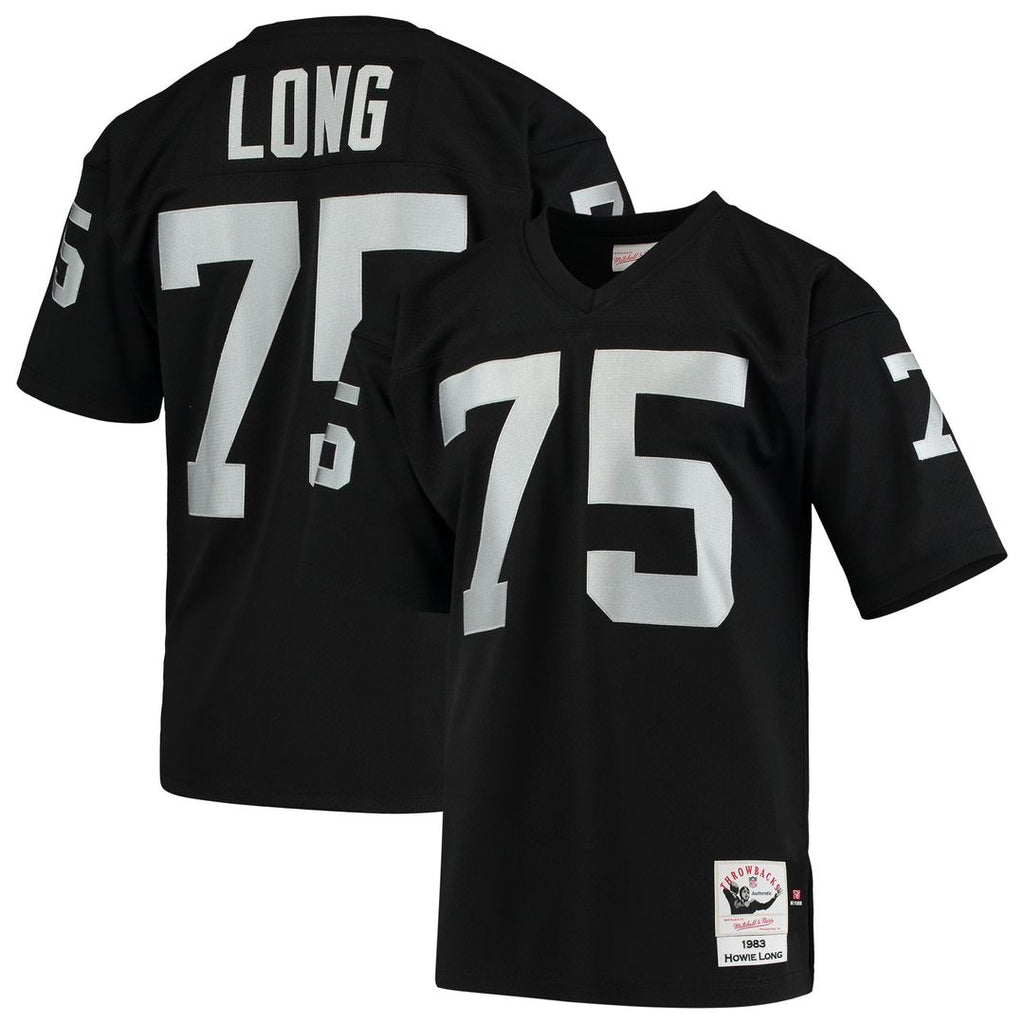 Howie Long Las Vegas Raiders 1983 Black Authentic Throwback Retired Player Jersey
