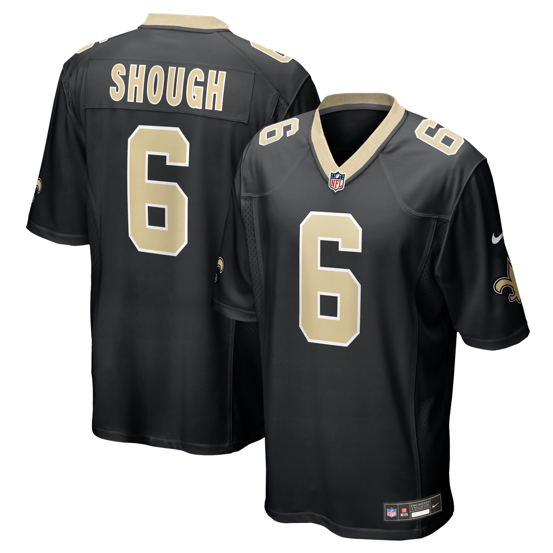 Tyler Shough New Orleans Saints Gold Alternate Game Player Jersey