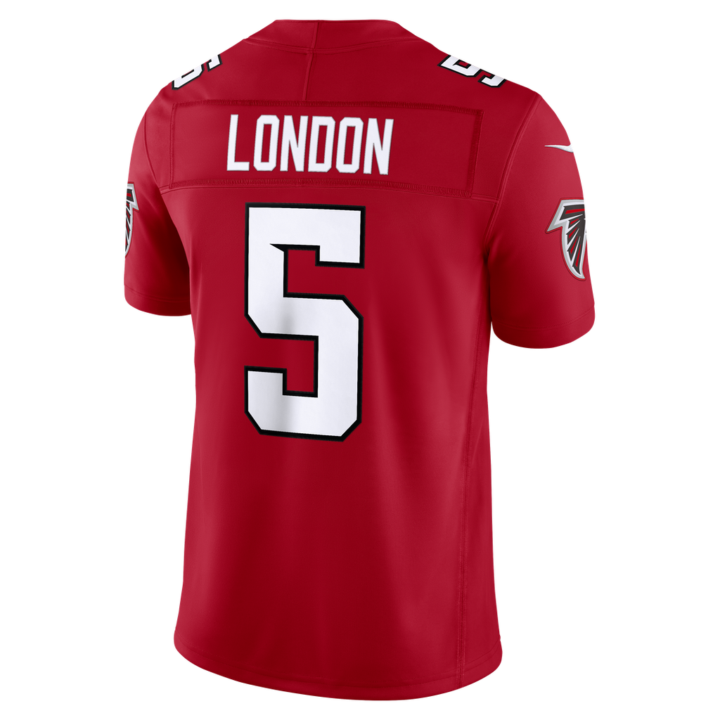 Drake London Atlanta Falcons Red Team Vapor F.U.S.E. Stitched Limited Jersey