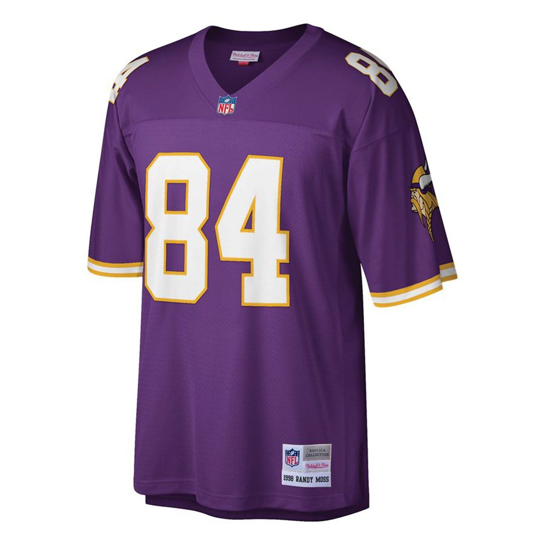 Randy Moss Minnesota Vikings Purple Big & Tall 1998 Retired Player Replica Jersey
