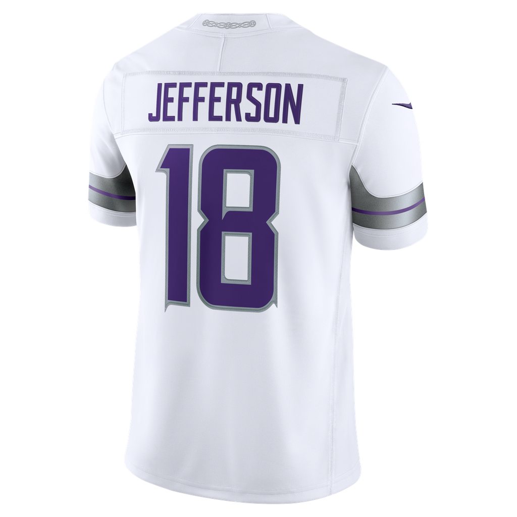 Justin Jefferson Minnesota Vikings White Alternate Vapor F.U.S.E. Stitched Limited Jersey