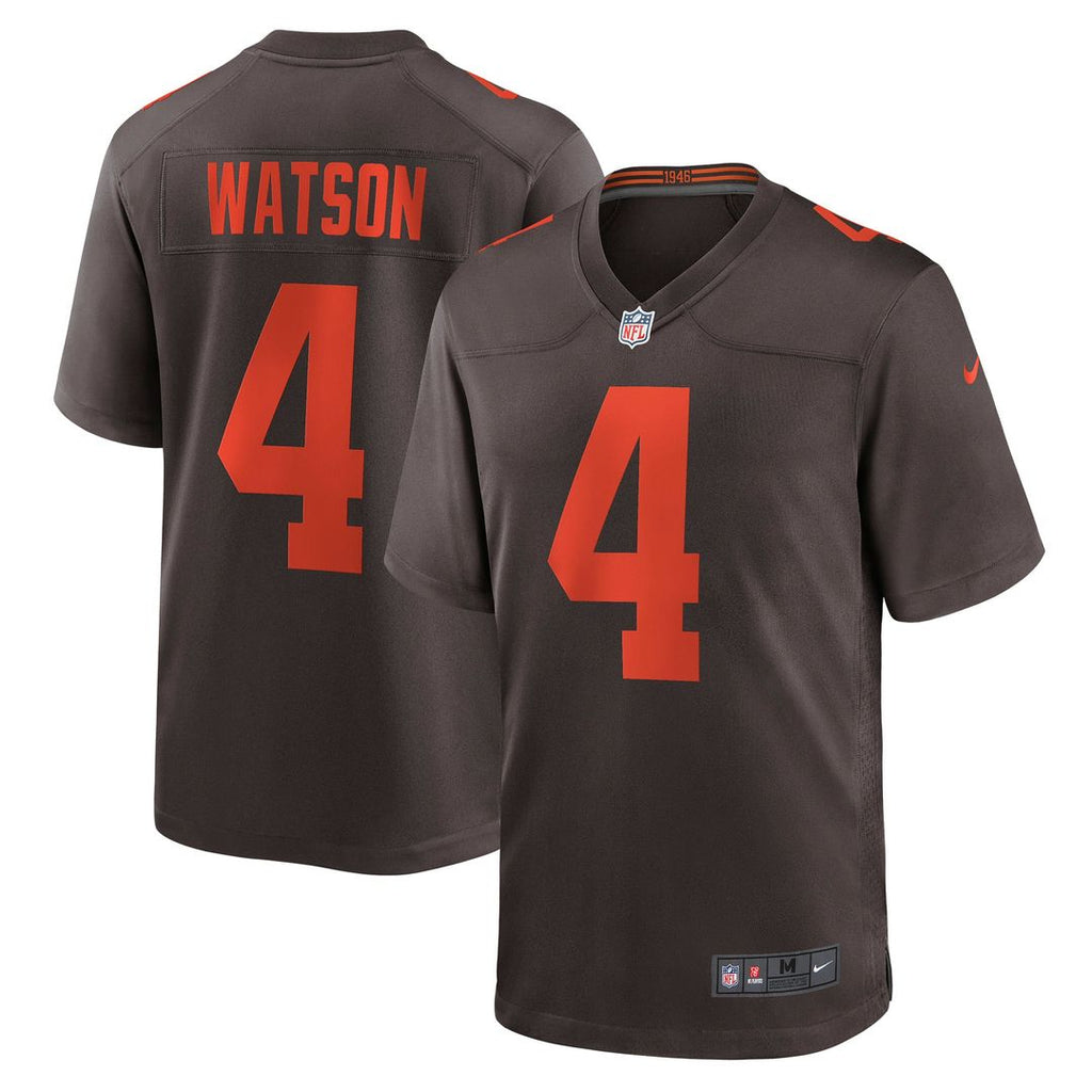 Deshaun Watson Cleveland Browns Brown Alternate Game Jersey