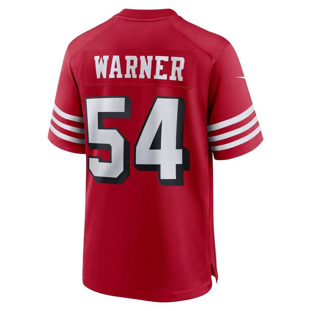 Fred Warner San Francisco 49ers Scarlet Alternate Game Jersey
