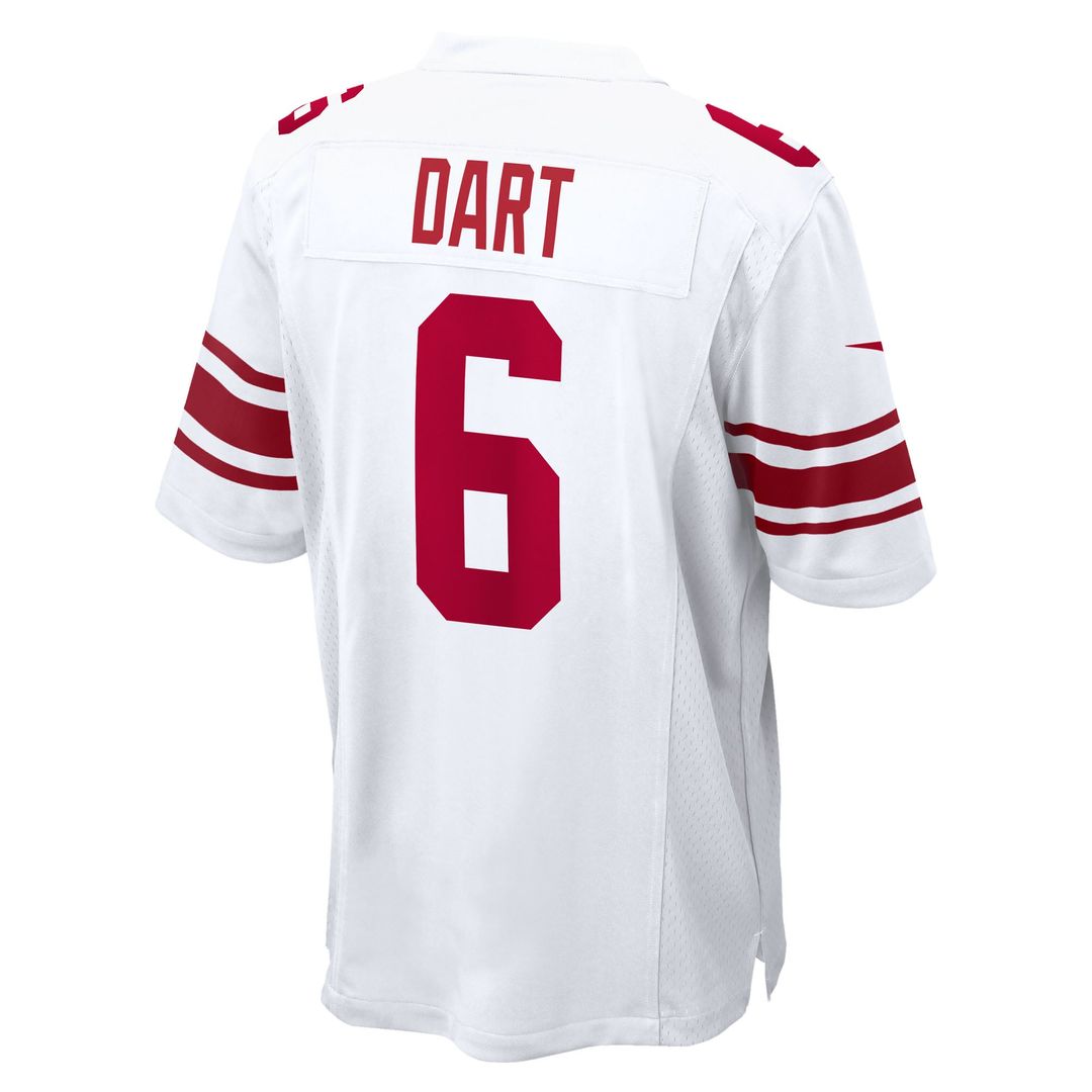 Jaxson Dart New York Giants Red Alternate Century Red Game Jersey