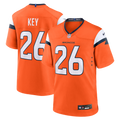 Devon Key Denver Broncos Orange Team Game Jersey