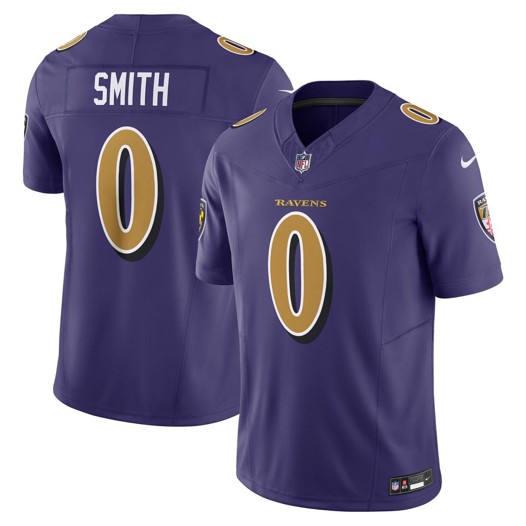 Roquan Smith Baltimore Ravens Purple Alternate 2 Vapor F.U.S.E. Limited Jersey