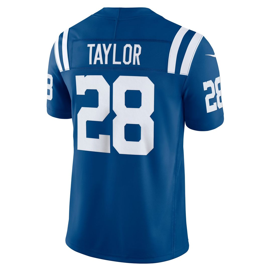 Jonathan Taylor Indianapolis Colts White Vapor F.U.S.E. Stitched Limited Jersey