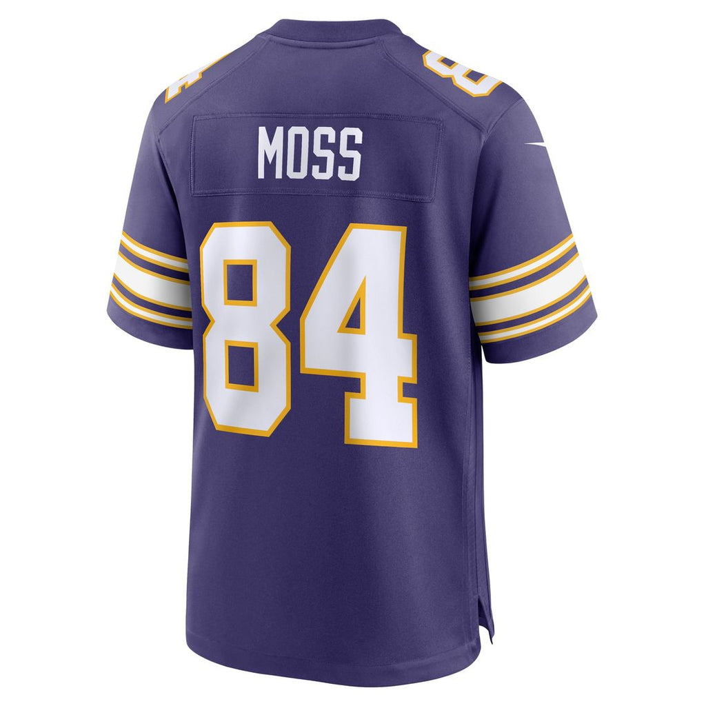 Randy Moss Minnesota Vikings Purple Classic Retired Player Game Jersey