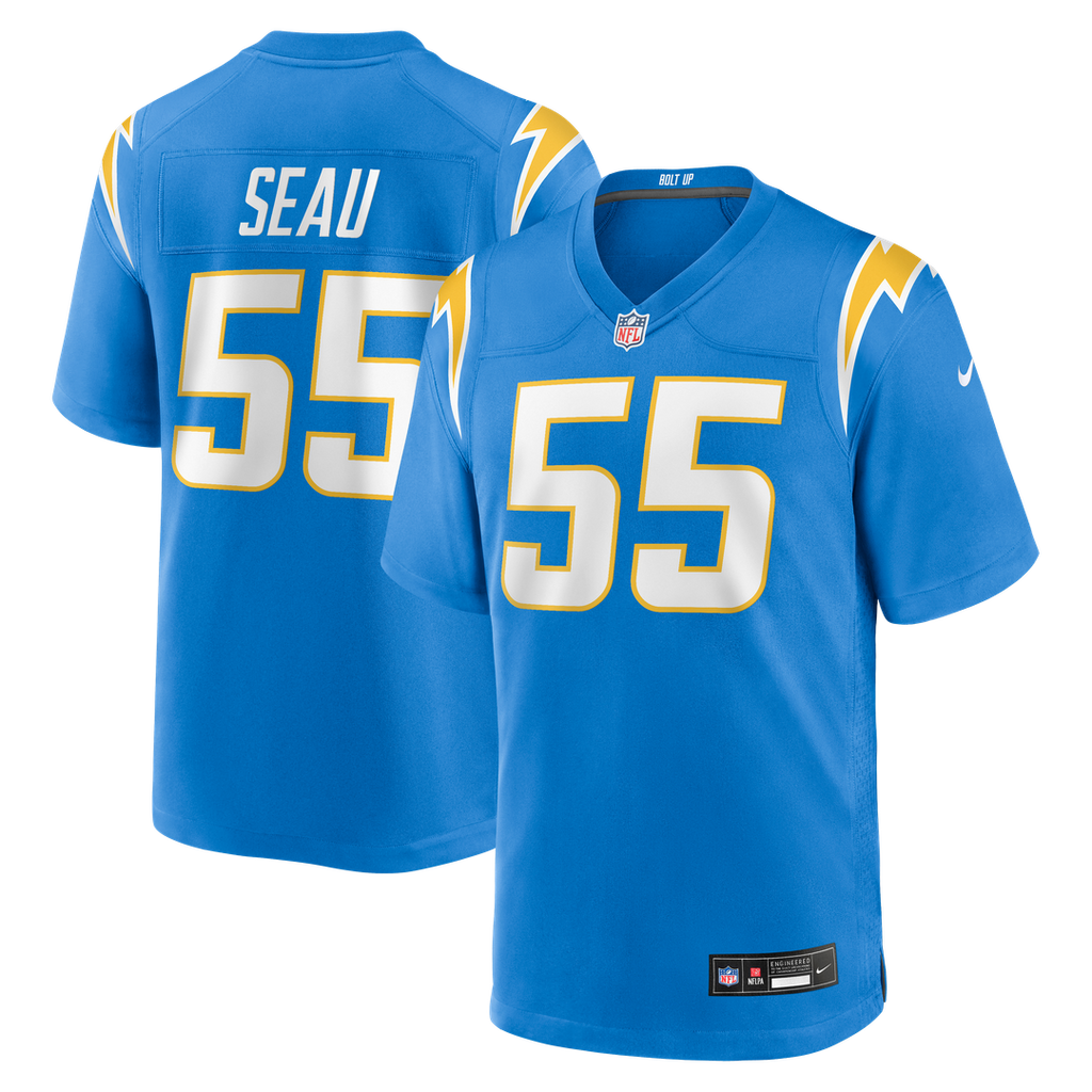 Junior Seau Los Angeles Chargers Powder Blue Game Retired Player Jersey