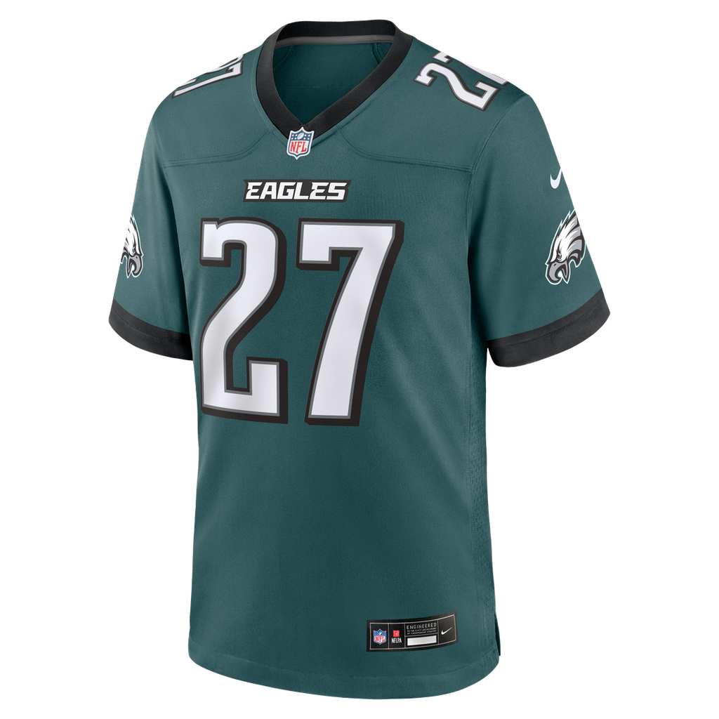 Quinyon Mitchell Philadelphia Eagles Midnight Green Team Game Jersey