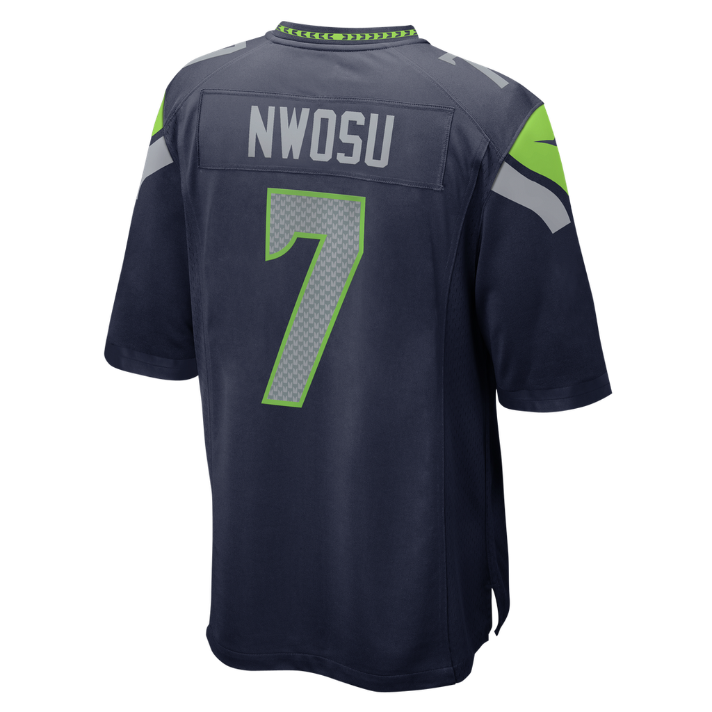 Uchenna Nwosu Seattle Seahawks College Navy Team Game Jersey