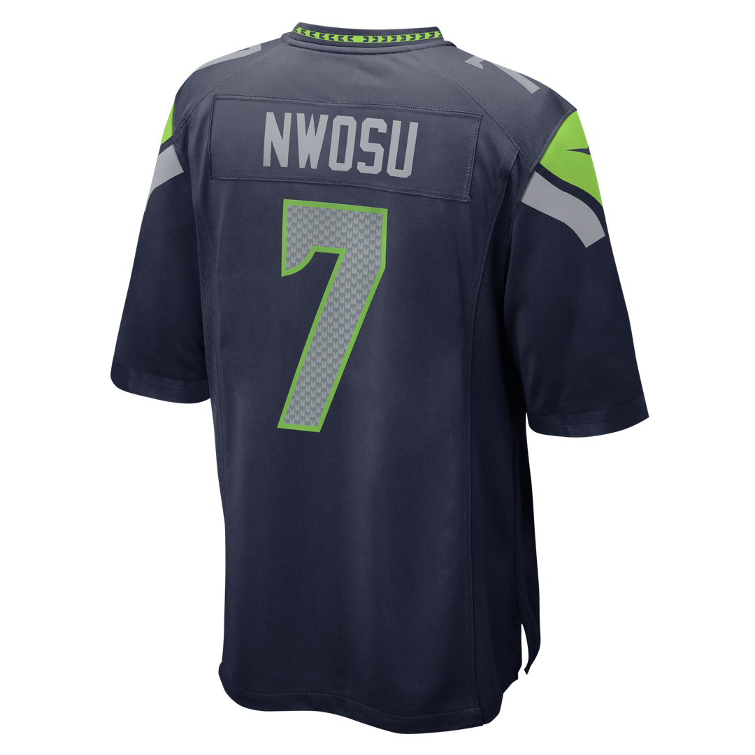 Uchenna Nwosu Seattle Seahawks College Navy Team Game Jersey