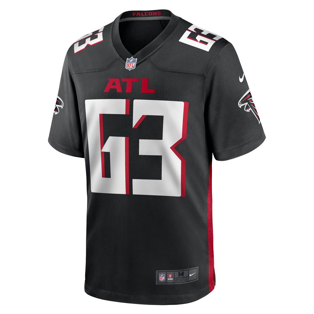 Chris Lindstrom Atlanta Falcons Black Team Game Jersey
