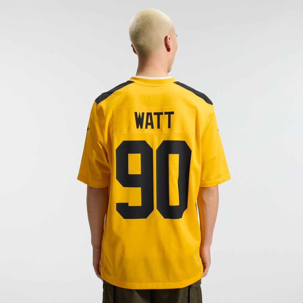T.J. Watt Pittsburgh Steelers Gold Alternate 1933 Throwback Game Jersey