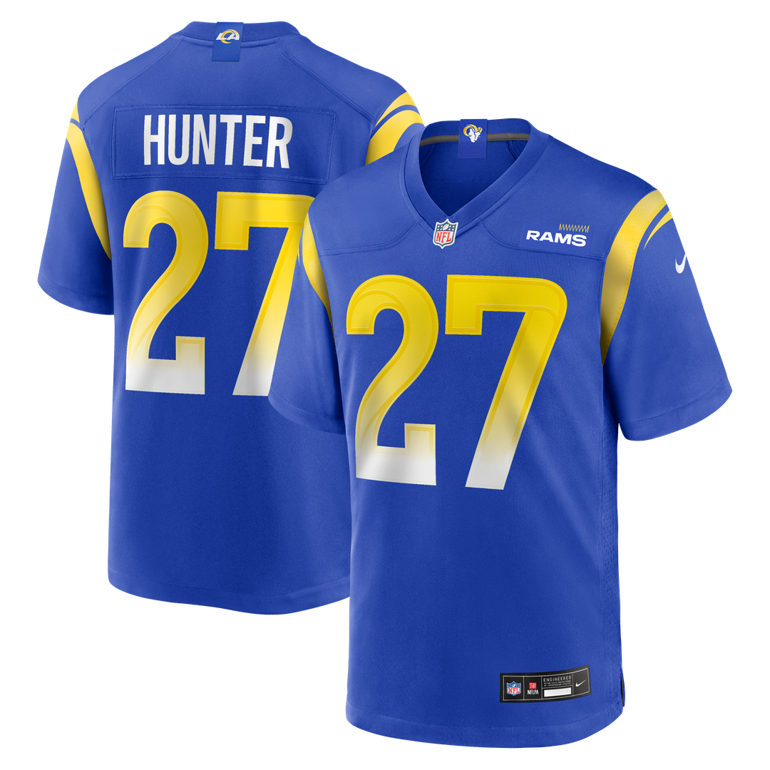 Jarquez Hunter Los Angeles Rams Royal Team Game Jersey