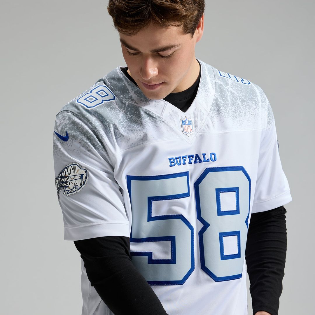 Matt Milano Buffalo Bills White Rivalries Collection Stitched Limited Jersey