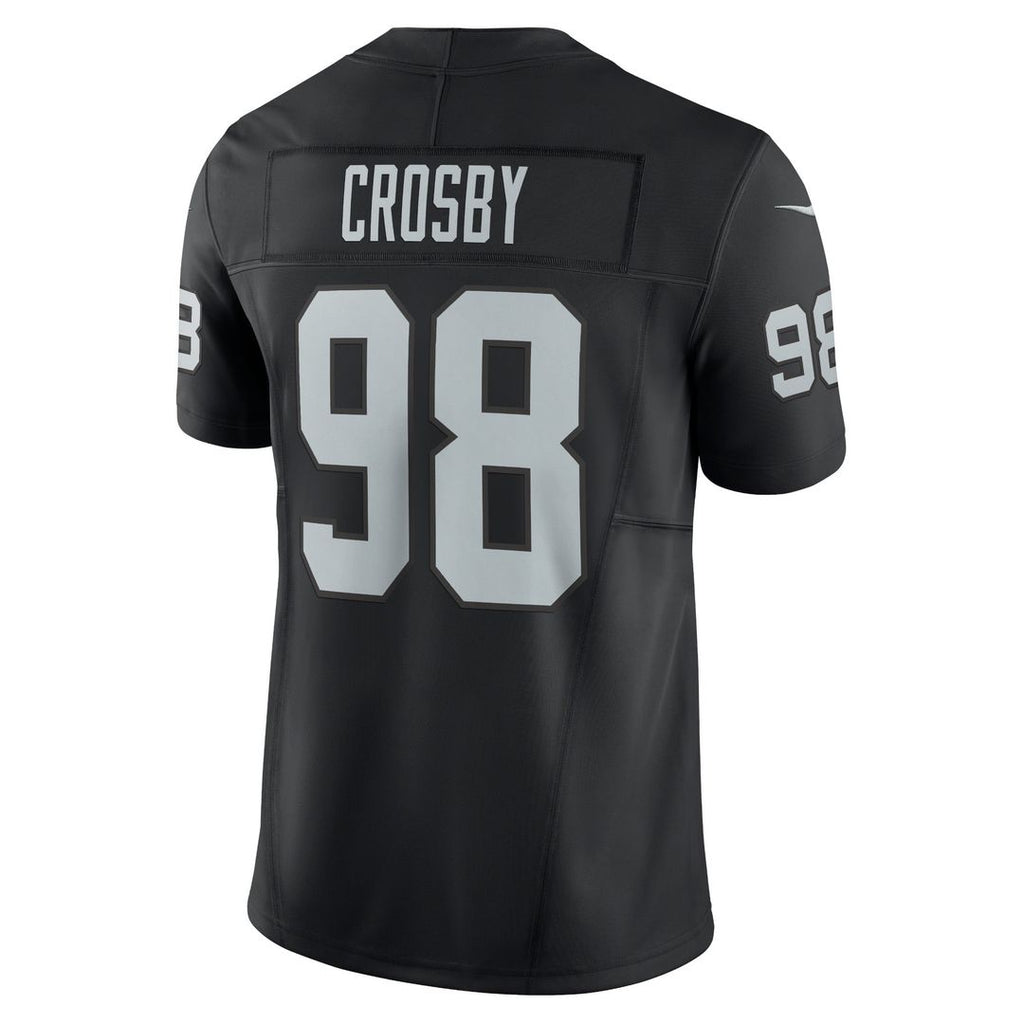 Maxx Crosby Las Vegas Raiders Black Vapor F.U.S.E. Limited Jersey